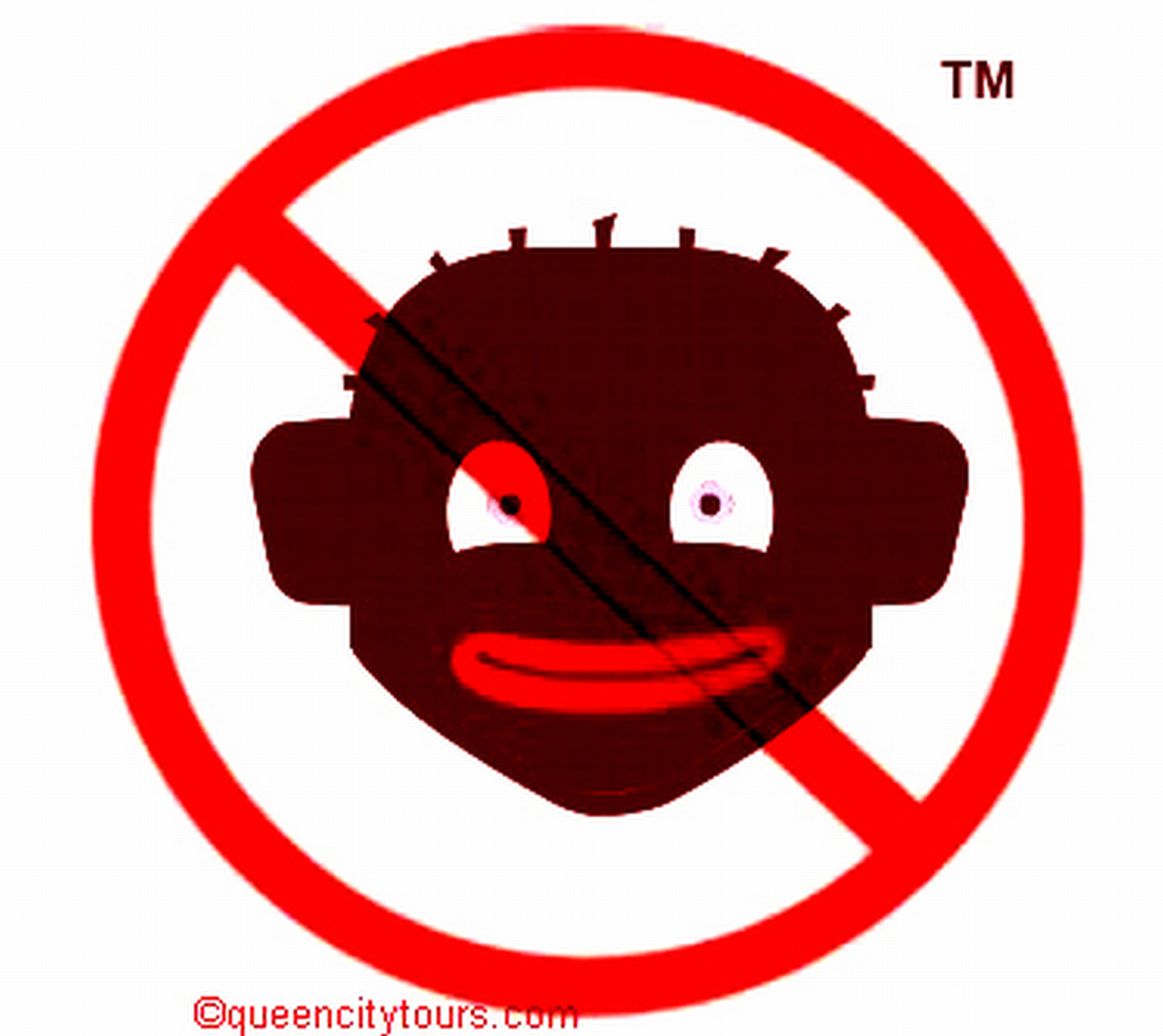 Click for Black Sambo Must Go Souvenir Items! Black Sambo Must Go Souvenir Items