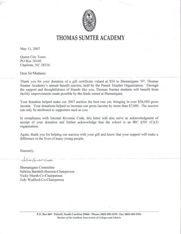Pleasure Island Chamber of Commerce Letter 2007